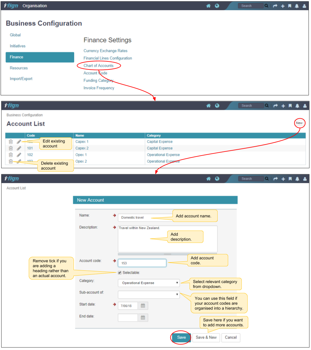 Chart Of Accounts For Information Technology